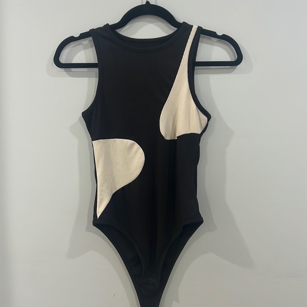 Black & White body suit
